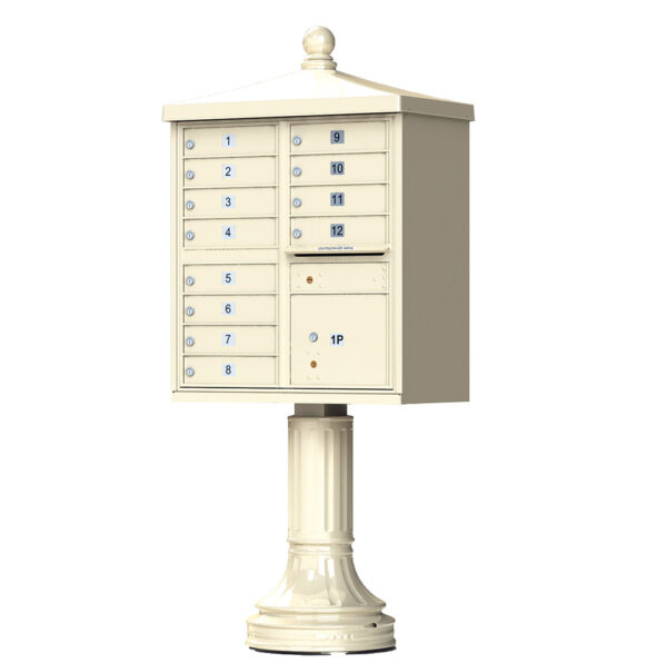 1570-12V2 12 Tenant Door Traditional Decorative Cluster Mailbox Unit–CBU