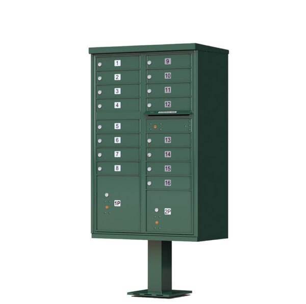 1570-16 16 Tenant Door Cluster Mailbox Unit – CBU