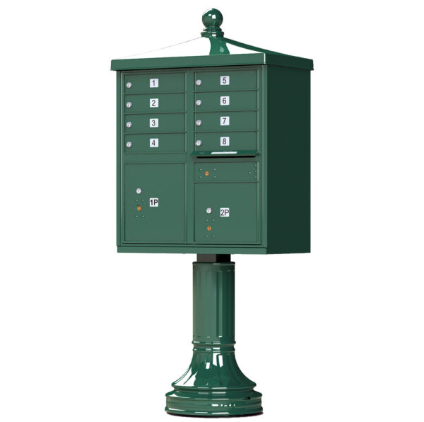 1570-8V2 8 Tenant Door Traditional Decorative Cluster Mailbox Unit–CBU