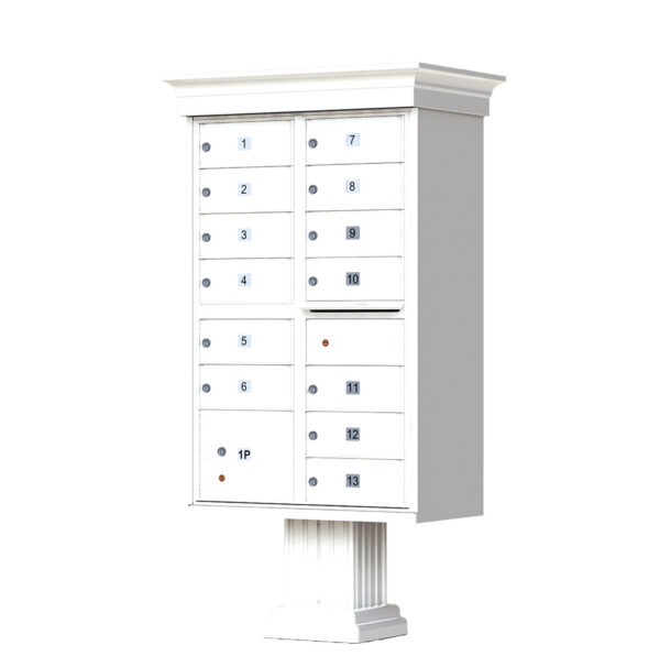 1570-13V 13 Tenant Door Classic Decorative Cluster Mailbox Unit – CBU