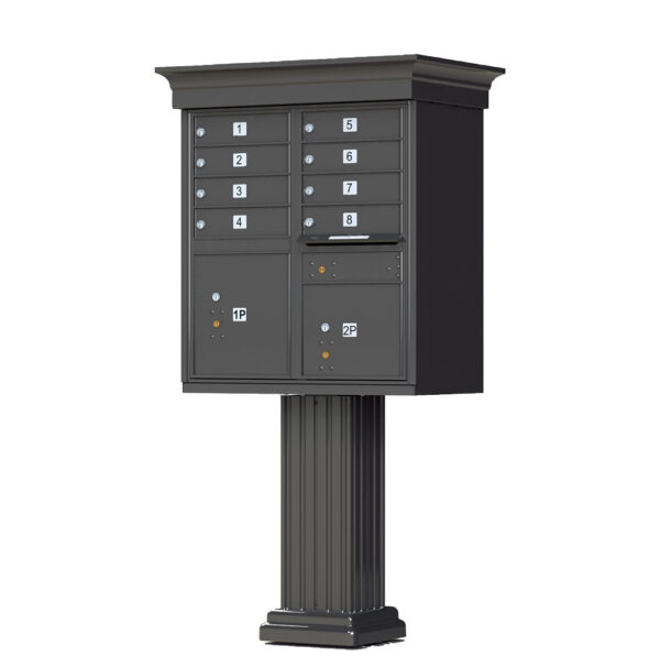 1570-8V 8 Tenant Door Classic Decorative Cluster Mailbox Unit–CBU