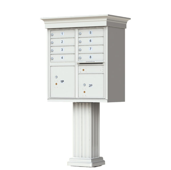 1570-8V 8 Tenant Door Classic Decorative Cluster Mailbox Unit–CBU
