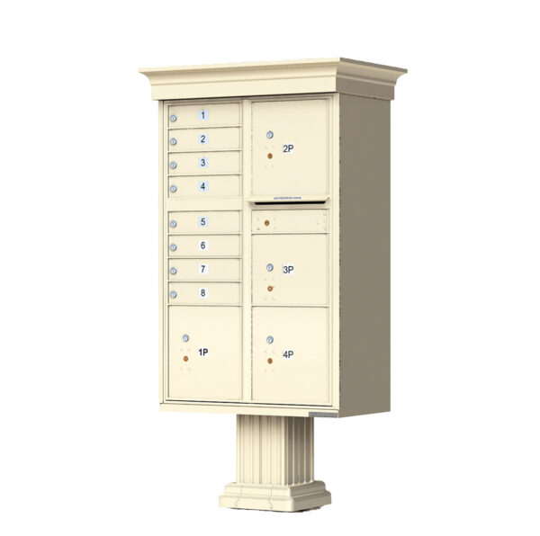 1570-8T6V 8 Tenant 4 Parcel Classic Decorative Cluster Mailbox Unit – CBU