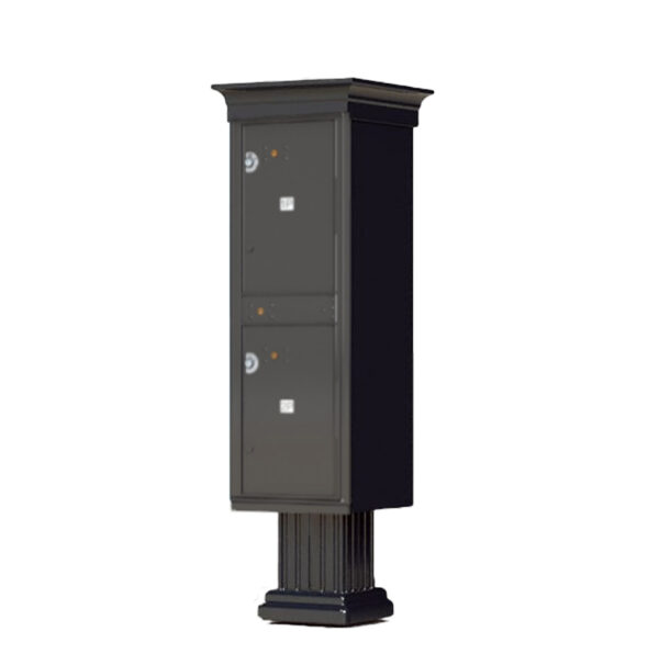 Gray 2 Parcel Outdoor Parcel Locker Classic Decorative