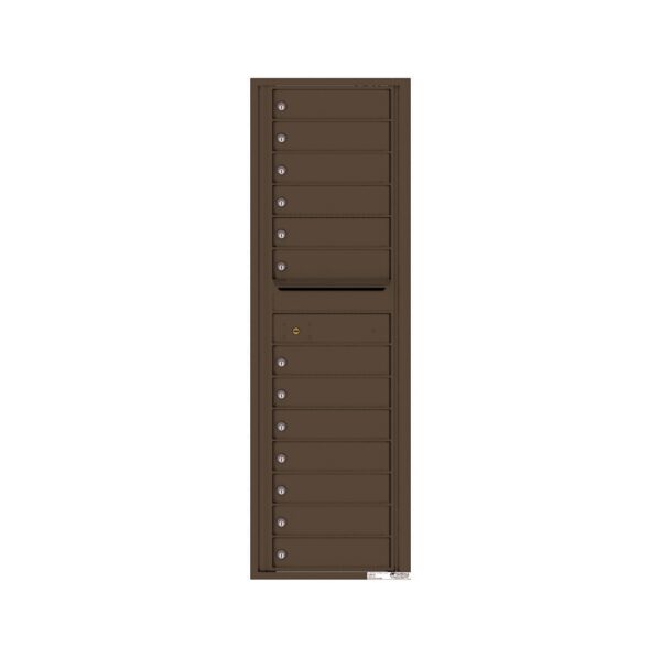 4C15S-13 13 Tenant Door 15 High Single Column 4C Front Loading Mailbox
