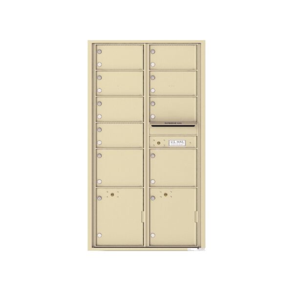 4C16D-09 9 Tenant Door Max-Height 4C Front Loading Mailbox
