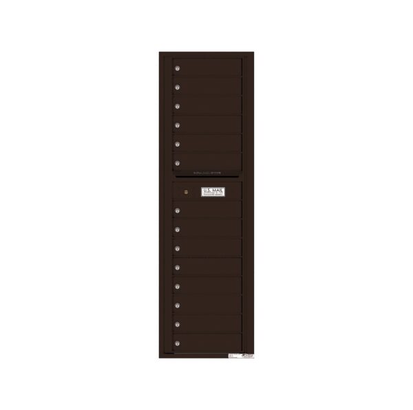 4C16S-14 14 Tenant Door Max-Height Single Column 4C Front Loading Mailbox