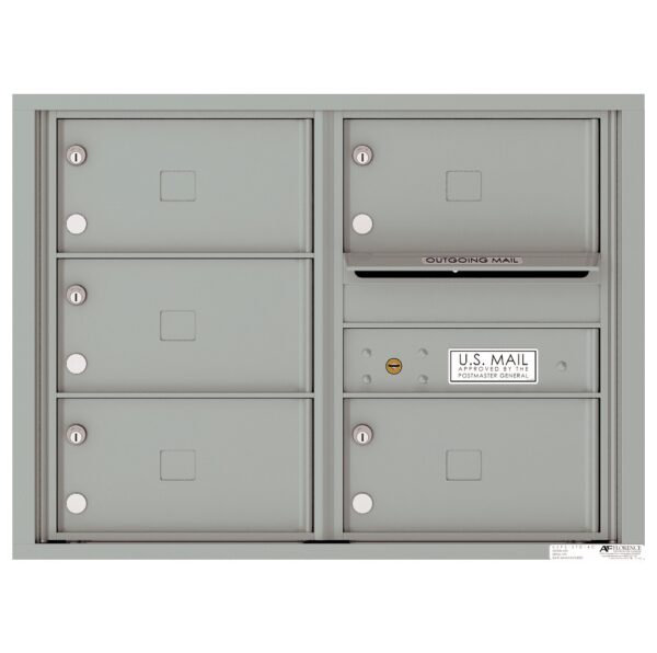 4C06D-05X Tenant Door 6 High 4C Front Loading Mailbox