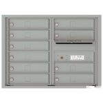 4C06D-10 10 Tenant Door 6 High 4C Front Loading Mailbox