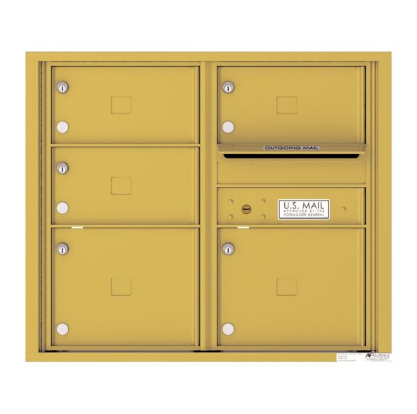 4C07D-05 5 Tenant Door 7 High 4C Front Loading Mailbox
