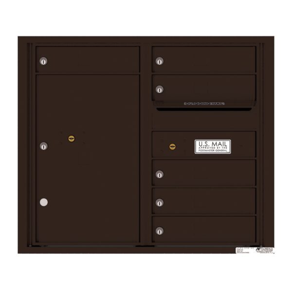 4C07D-06 6 Tenant Door 7 High 4C Front Loading Mailbox