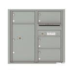 4C08D-04 4 Tenant Door 8 High 4C Front Loading Mailbox