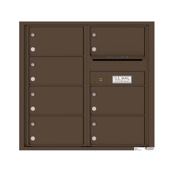 4C08D-07 7 Tenant Door 8 High 4C Front Loading Mailbox