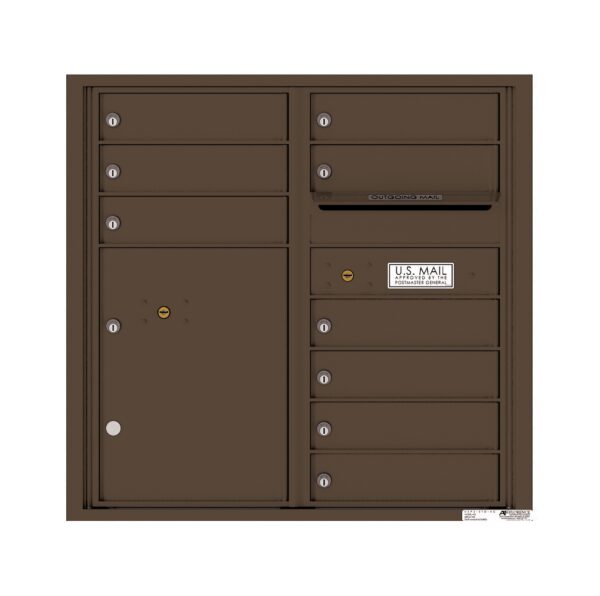 4C08D-09 9 Tenant Door 8 High 4C Front Loading Mailbox