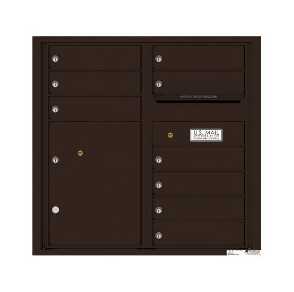 4C08D-09 9 Tenant Door 8 High 4C Front Loading Mailbox