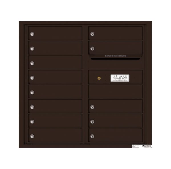 4C08D-13 13 Tenant Door 8 High 4C Front Loading Mailbox
