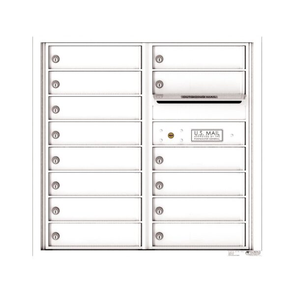 4C08D-14 14 Tenant Door 8 High 4C Front Loading Mailbox