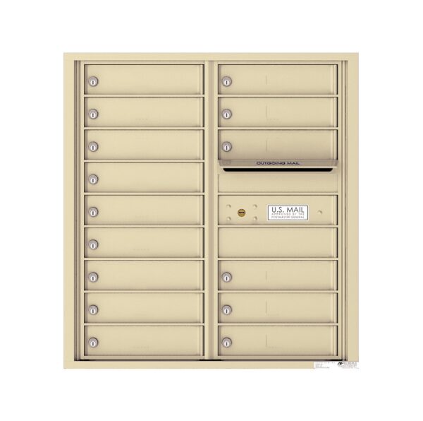 4C09D-15 15 Tenant Door 9 High 4C Front Loading Mailbox