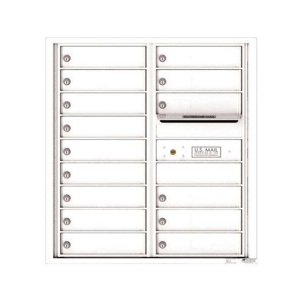 4C09D-15 15 Tenant Door 9 High 4C Front Loading Mailbox