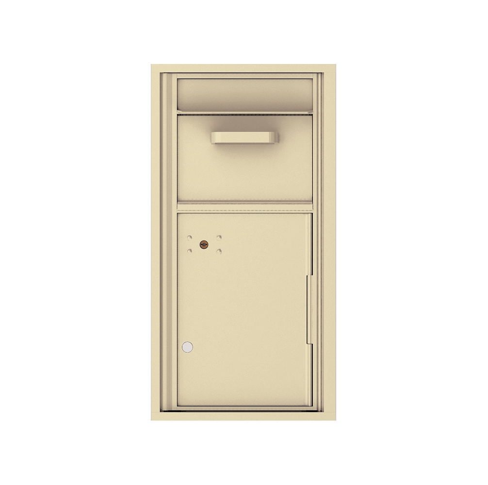 4C09S-HOP Mail Collection / Drop Box 9 High Single Column 4C Front Loading