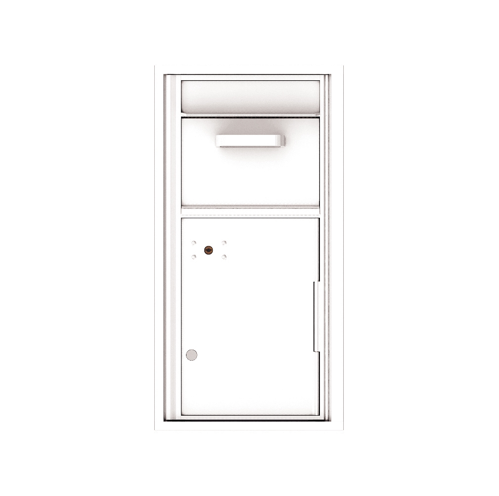 4C09S-HOP Mail Collection / Drop Box 9 High Single Column 4C Front Loading