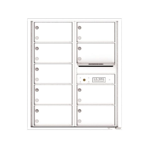 4C10D-09 9 Tenant Door 10 High 4C Front Loading Mailbox