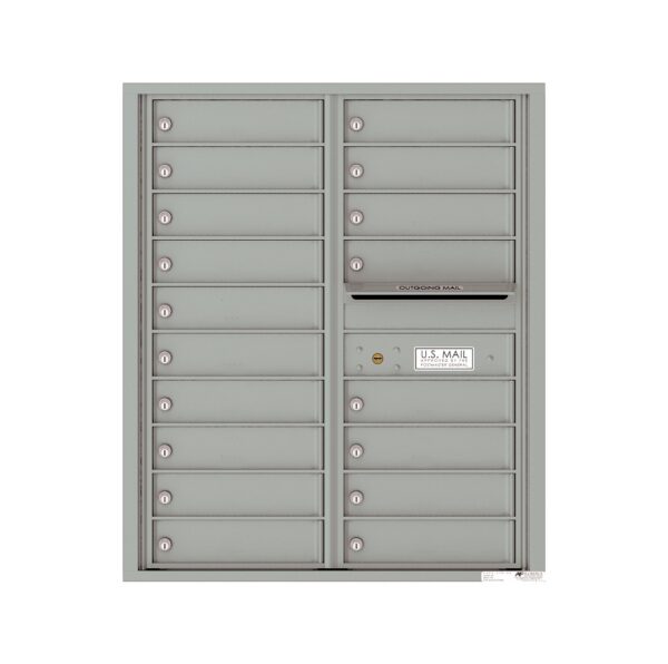 4C10D-18 18 Tenant Door 10 High 4C Front Loading Mailbox