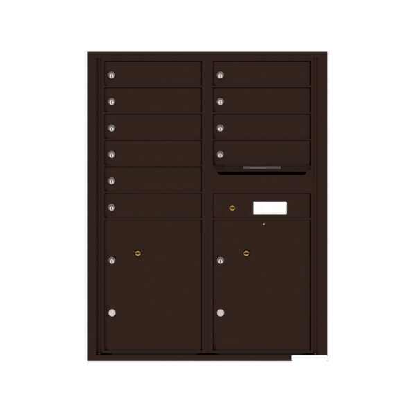 4C11D-10 10 Tenant Door 11 High 4C Front Loading Mailbox