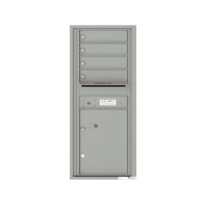 4C11S-04 4 Tenant Door 11 High Single Column 4C Front Loading Mailbox