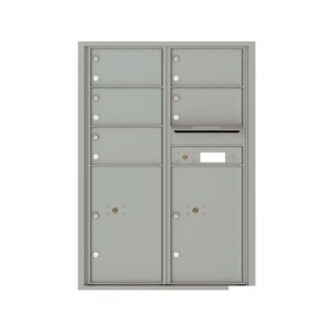 4C12D-05 5 Tenant Door 12 High 4C Front Loading Mailbox