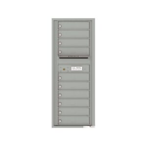 4C12S-10 10 Tenant Door 12 High Single Column 4C Front Loading Mailbox
