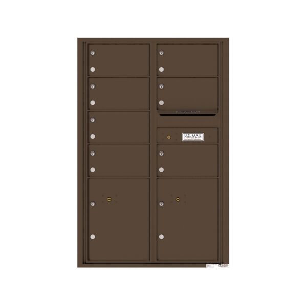 4C13D-07 7 Tenant Door 13 High 4C Front Loading Mailbox