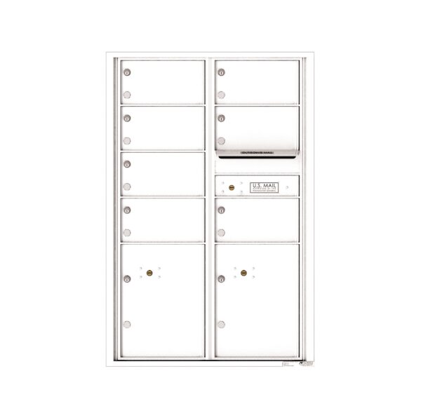 4C13D-07 7 Tenant Door 13 High 4C Front Loading Mailbox