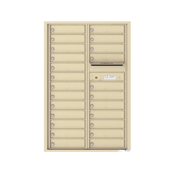 4C13D-24 24 Tenant Door 13 High 4C Front Loading Mailbox