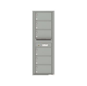 4C14S-06 6 Tenant Door 14 High Single Column 4C Front Loading Mailbox