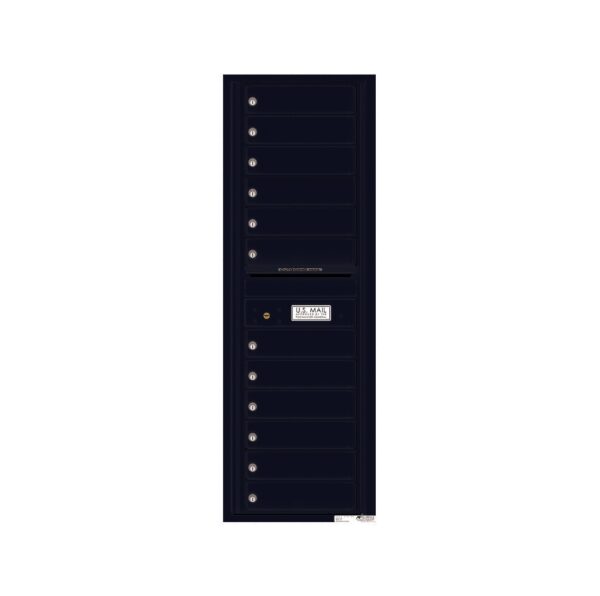 4C14S-12 12 Tenant Door 14 High Single Column 4C Front Loading Mailbox
