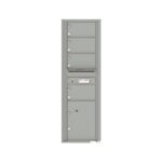 4C15S-04 4 Tenant Door 15 High Single Column 4C Front Loading Mailbox