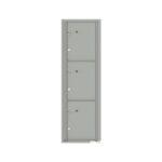 3 Parcel 15 High Single Column 4C Front Loading Outdoor Parcel Locker