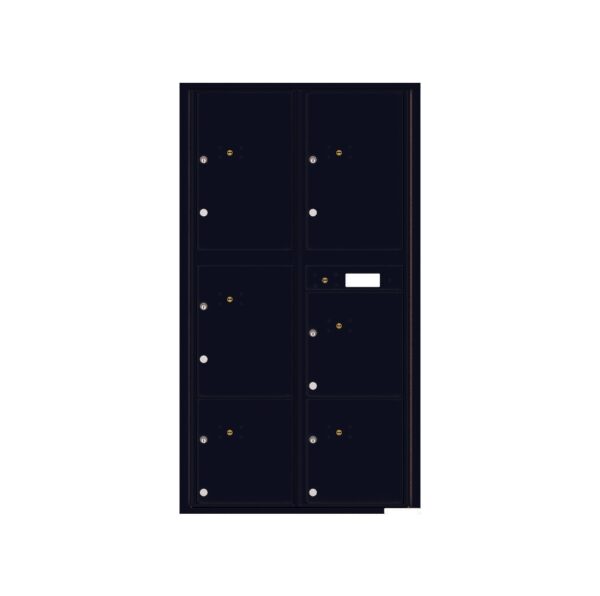 4C16D-6P 6 Parcel Max-Height 4C Front Loading Outdoor Parcel Locker
