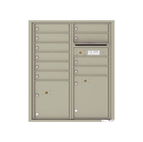 4CADD-10 10 Tenant Door Max Height ADA 4C Front Loading Mailbox