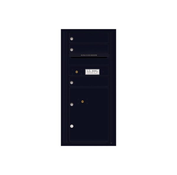 4CADS-03 3 Tenant Door Max Height ADA Single Column 4C Front Loading Mailbox