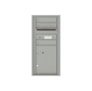 4CADS-03 3 Tenant Door Max Height ADA Single Column 4C Front Loading Mailbox