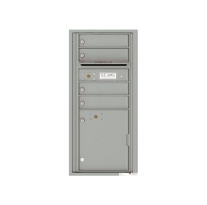 4CADS-04 4 Tenant Door Max Height ADA Single Column 4C Front Loading Mailbox